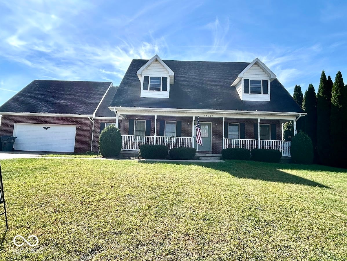 Front exterior at 14201 W Katriene Drive, Daleville, IN