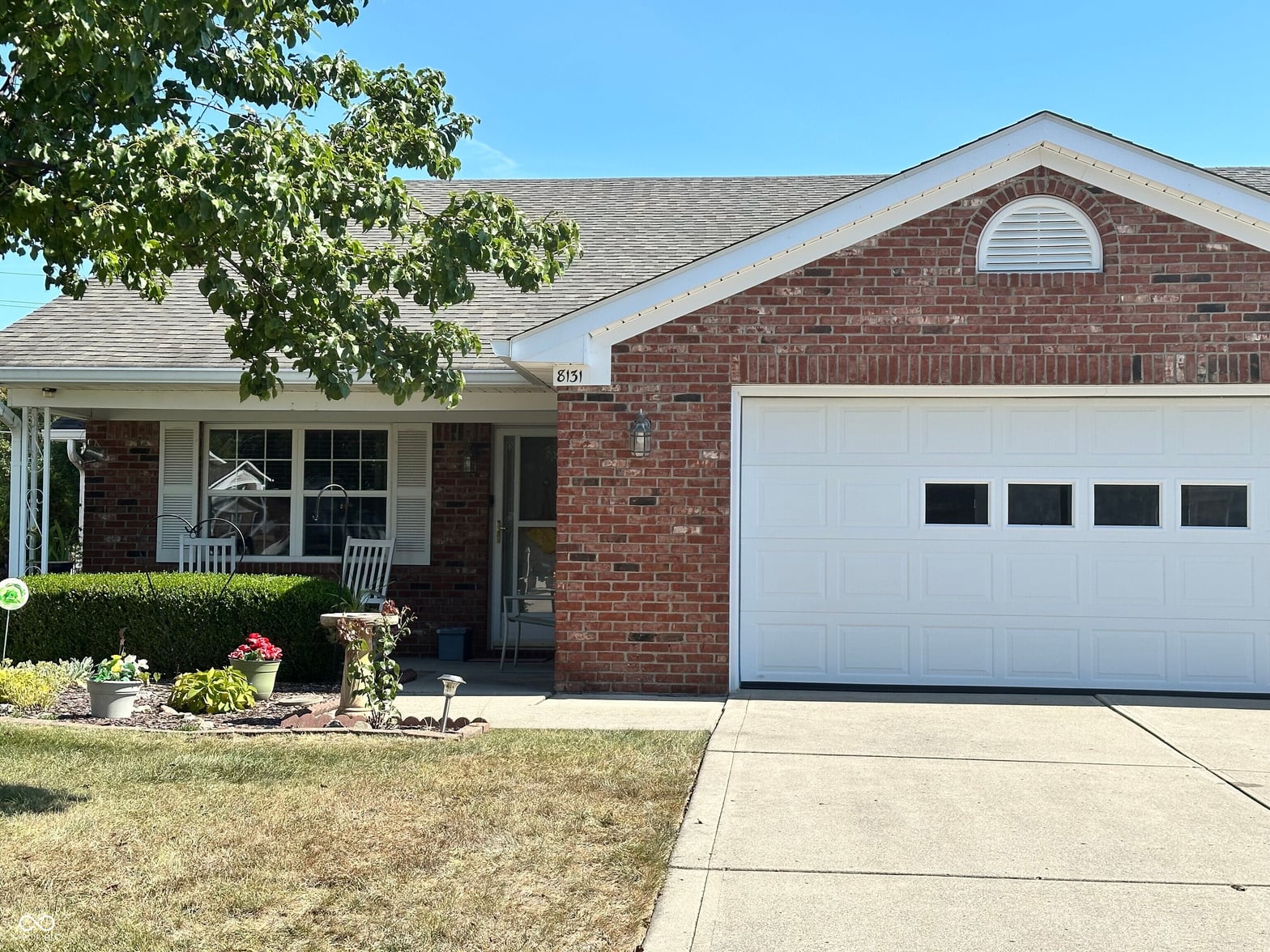 Front exterior at 8131 Bentley Farms Place, Indianapolis, IN
