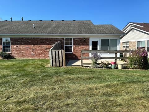 Backyard at 8131 Bentley Farms Place, Indianapolis, IN