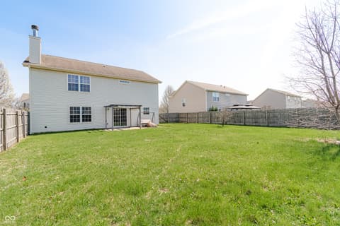 Backyard at 2556 Liatris Drive, Plainfield, IN