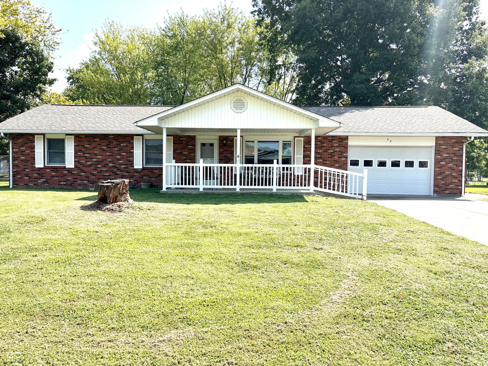 Front exterior at 124 Cori Lane, Versailles, IN