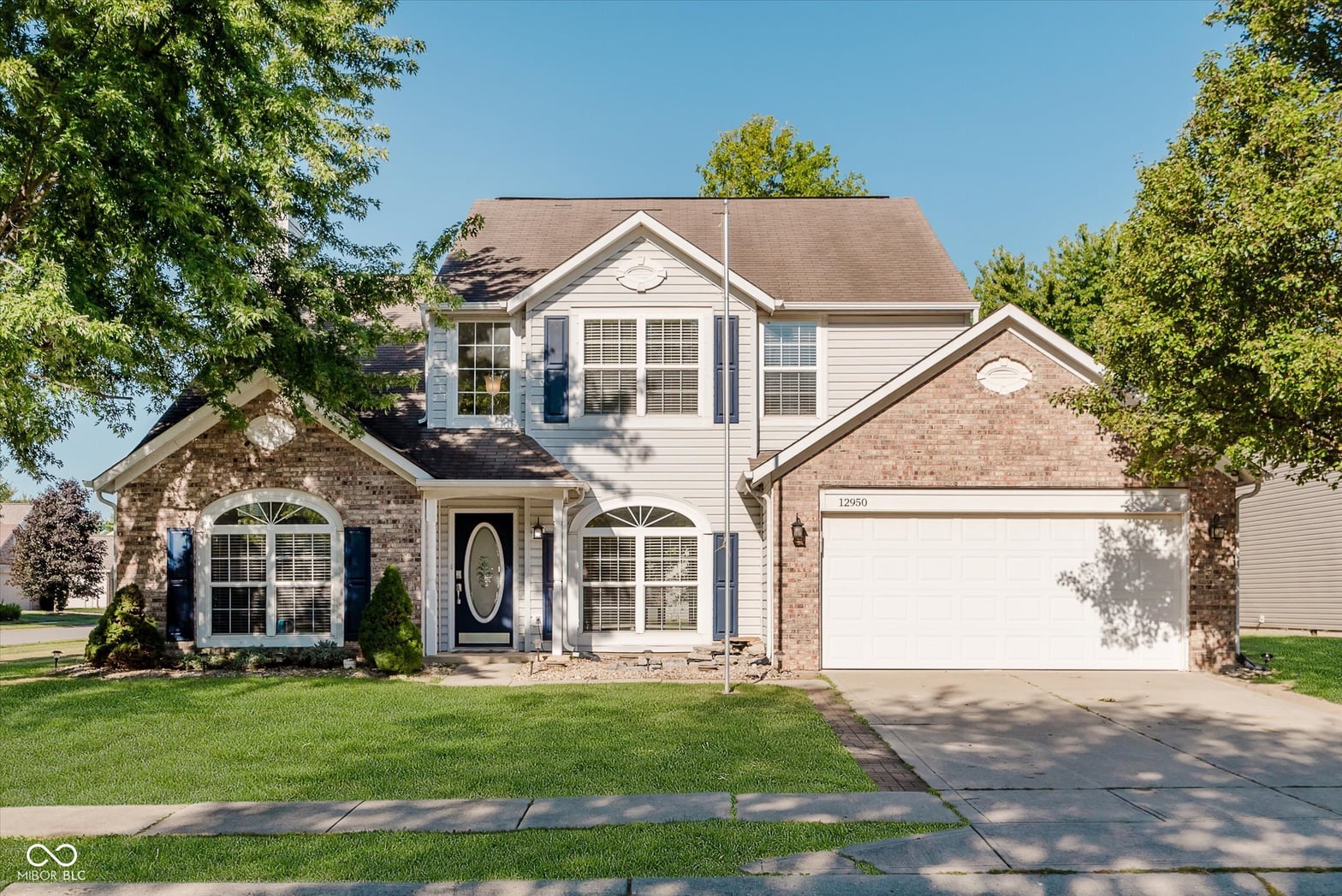 Front exterior at 12950 Brookhaven Drive, Fishers, IN