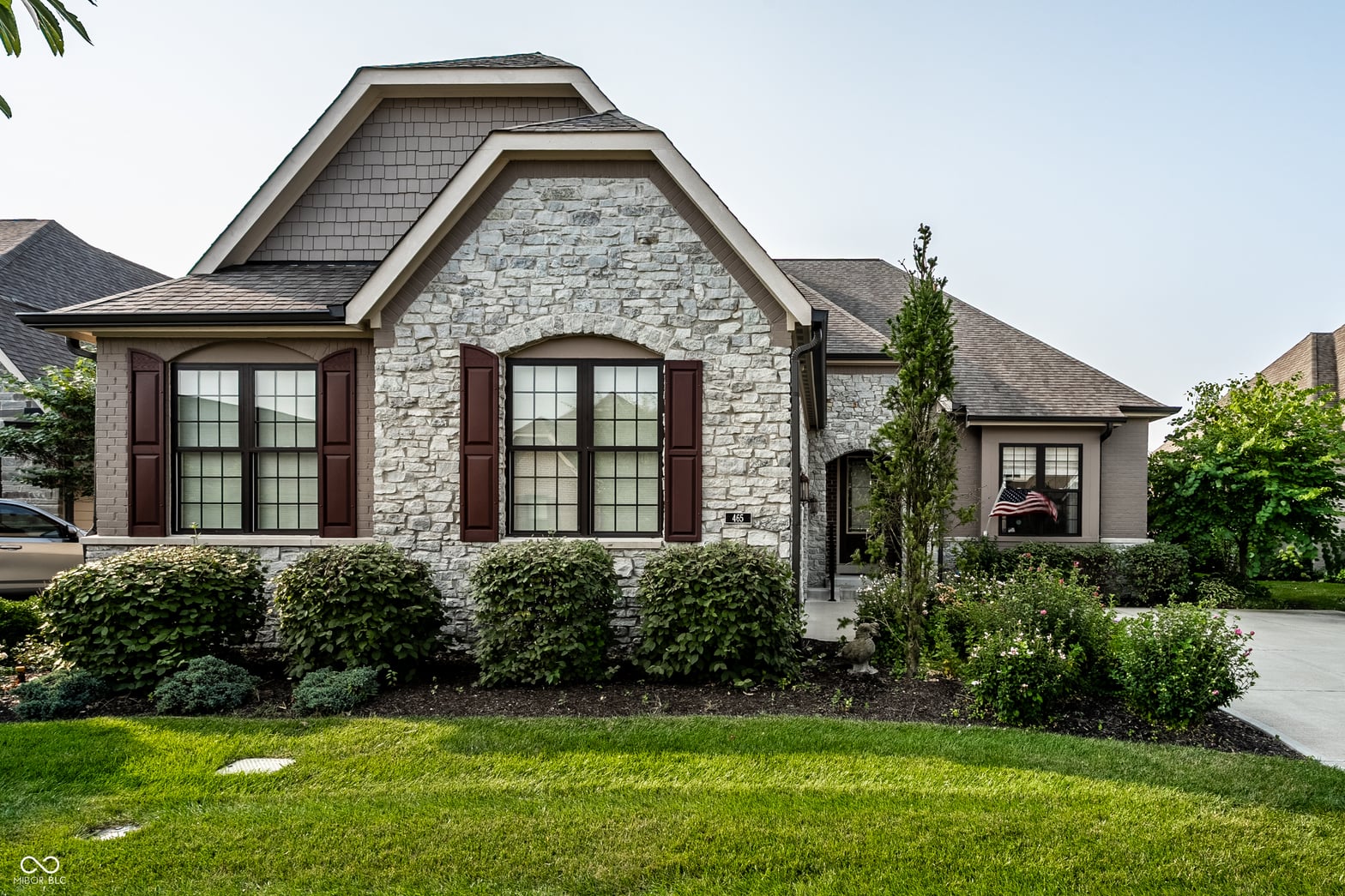Front exterior at 465 Heritage Terrace Lane, Carmel, IN