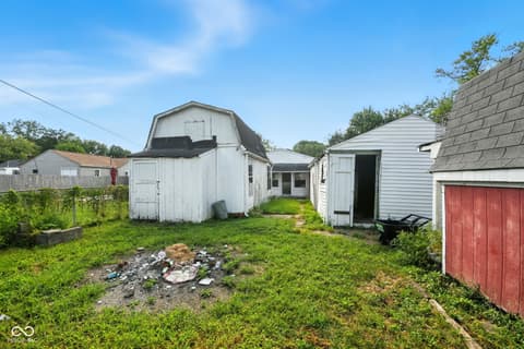 Backyard at 1105 Worcester Avenue, Indianapolis, IN