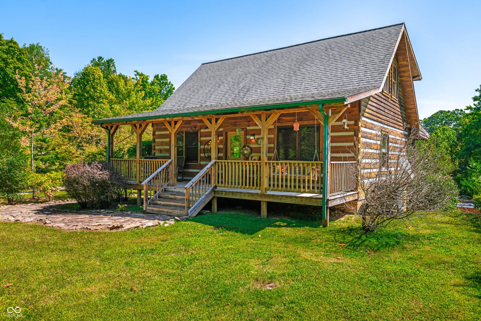 Front exterior at 9601 Buffalo Pike, Freetown, IN