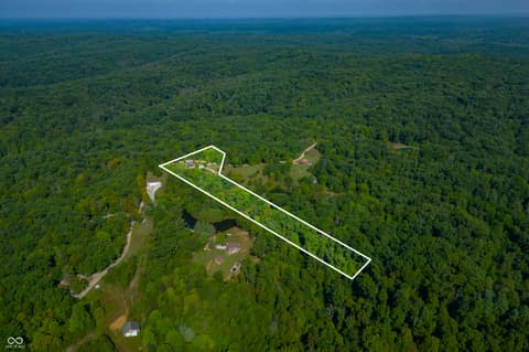Aerial view at 9601 Buffalo Pike, Freetown, IN