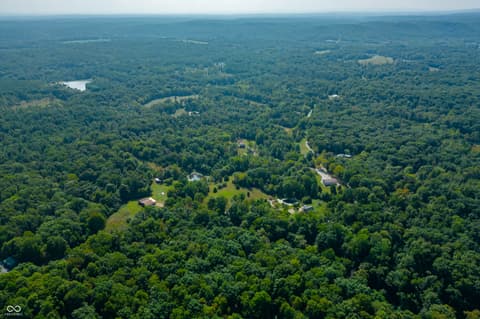 Aerial view at 9601 Buffalo Pike, Freetown, IN