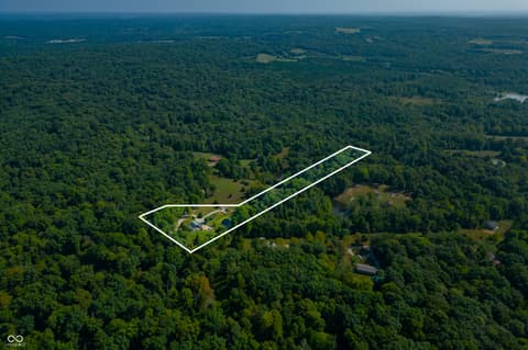Aerial view at 9601 Buffalo Pike, Freetown, IN