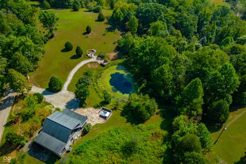 Aerial view at 9601 Buffalo Pike, Freetown, IN