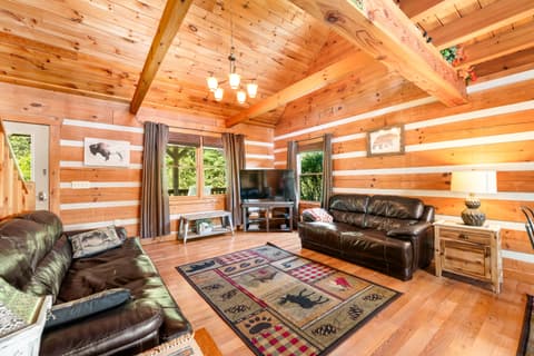 Living room at 9601 Buffalo Pike, Freetown, IN