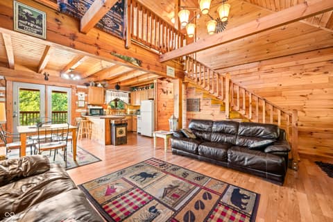 Living room at 9601 Buffalo Pike, Freetown, IN