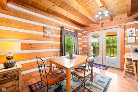 Dining room at 9601 Buffalo Pike, Freetown, IN