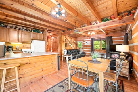 Dining room at 9601 Buffalo Pike, Freetown, IN