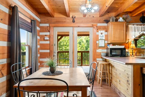 Dining room at 9601 Buffalo Pike, Freetown, IN