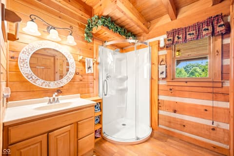 Bathroom at 9601 Buffalo Pike, Freetown, IN