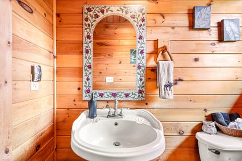 Bathroom at 9601 Buffalo Pike, Freetown, IN