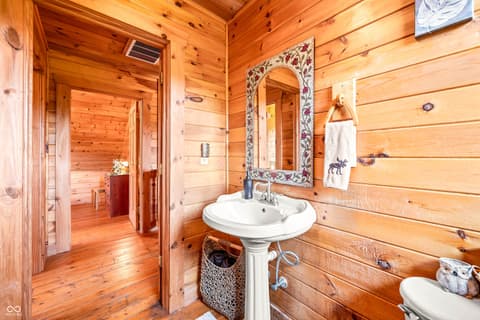 Bathroom at 9601 Buffalo Pike, Freetown, IN