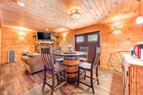Dining room at 9601 Buffalo Pike, Freetown, IN