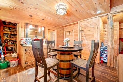 Dining room at 9601 Buffalo Pike, Freetown, IN