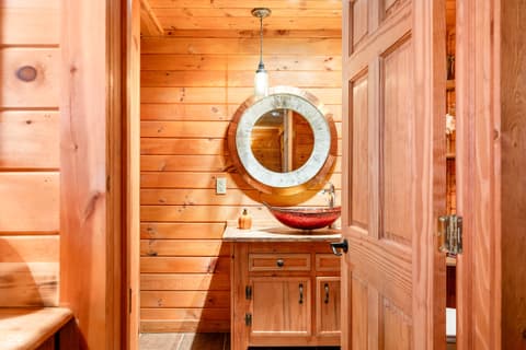Bathroom at 9601 Buffalo Pike, Freetown, IN