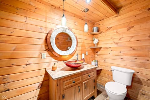 Bathroom at 9601 Buffalo Pike, Freetown, IN
