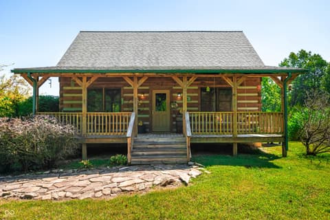 Front exterior at 9601 Buffalo Pike, Freetown, IN