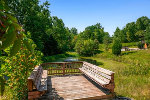 Outdoor living area at 9601 Buffalo Pike, Freetown, IN