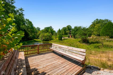 Outdoor living area at 9601 Buffalo Pike, Freetown, IN