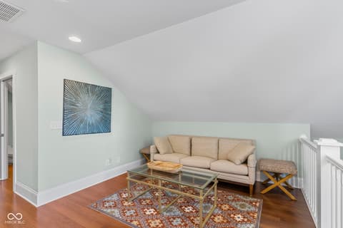 Living room at 1138 Olive Street, Indianapolis, IN