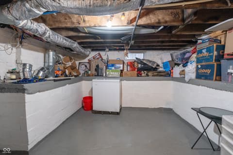Basement at 301 National Avenue, Indianapolis, IN