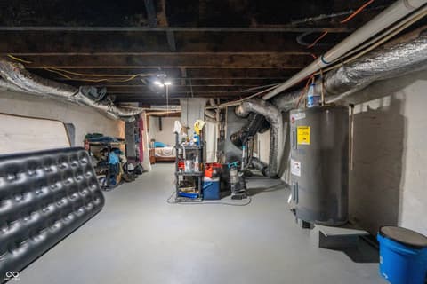 Basement at 301 National Avenue, Indianapolis, IN