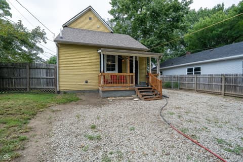 Backyard at 301 National Avenue, Indianapolis, IN