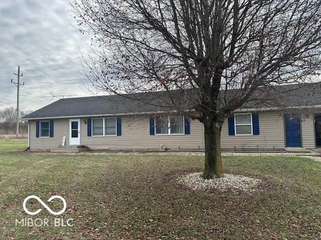 Front exterior at 207 E Log Street, Carthage, IN