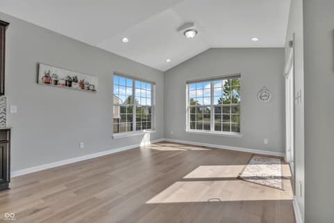 Living room at 1645 Altair Drive, Carmel, IN