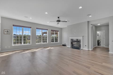 Living room at 1645 Altair Drive, Carmel, IN