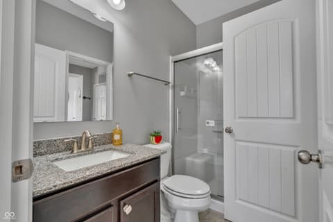 Bathroom at 1645 Altair Drive, Carmel, IN