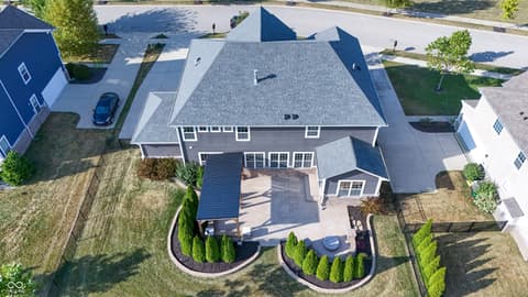 Aerial view at 1645 Altair Drive, Carmel, IN