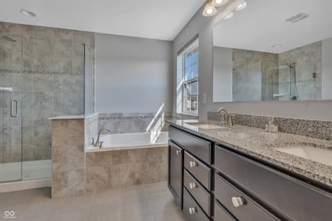 Bathroom at 1645 Altair Drive, Carmel, IN