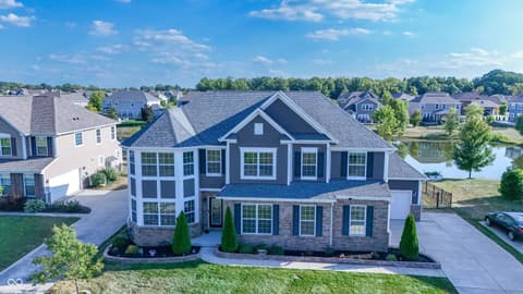 Front exterior at 1645 Altair Drive, Carmel, IN