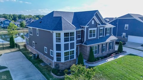 Front exterior at 1645 Altair Drive, Carmel, IN