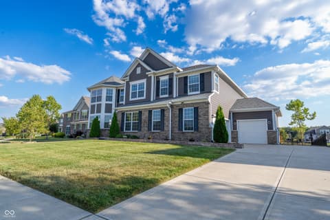 Front exterior at 1645 Altair Drive, Carmel, IN