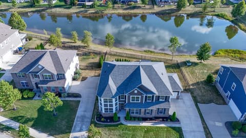 Aerial view at 1645 Altair Drive, Carmel, IN