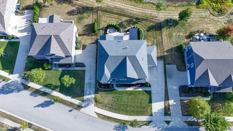 Aerial view at 1645 Altair Drive, Carmel, IN