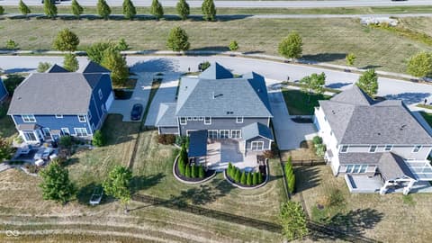 Aerial view at 1645 Altair Drive, Carmel, IN