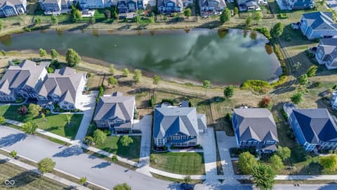 Aerial view at 1645 Altair Drive, Carmel, IN