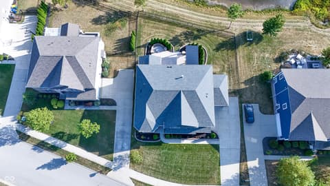 Aerial view at 1645 Altair Drive, Carmel, IN