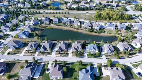 Aerial view at 1645 Altair Drive, Carmel, IN