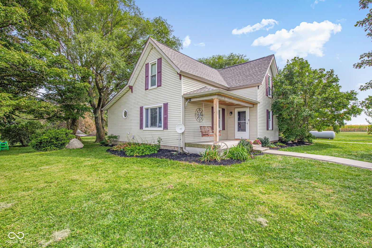 Front exterior at 11741 E County Road 300 S, Kirklin, IN