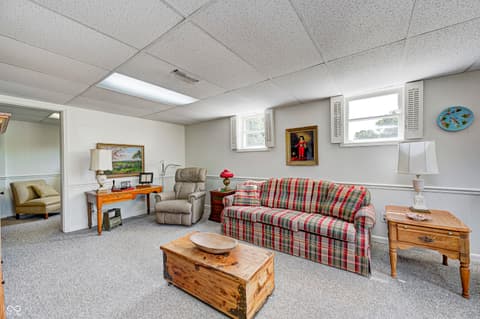 Living room at 1000 S Jackson Street, Greencastle, IN