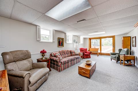 Living room at 1000 S Jackson Street, Greencastle, IN